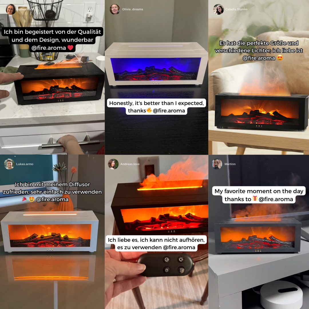 Firearoma™ - Flammenbefeuchter, Entspannen und Abschalten.